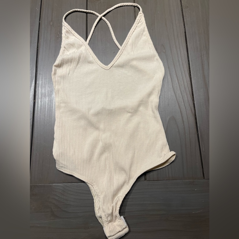 Fashion Nova crossback bodysuit size medium